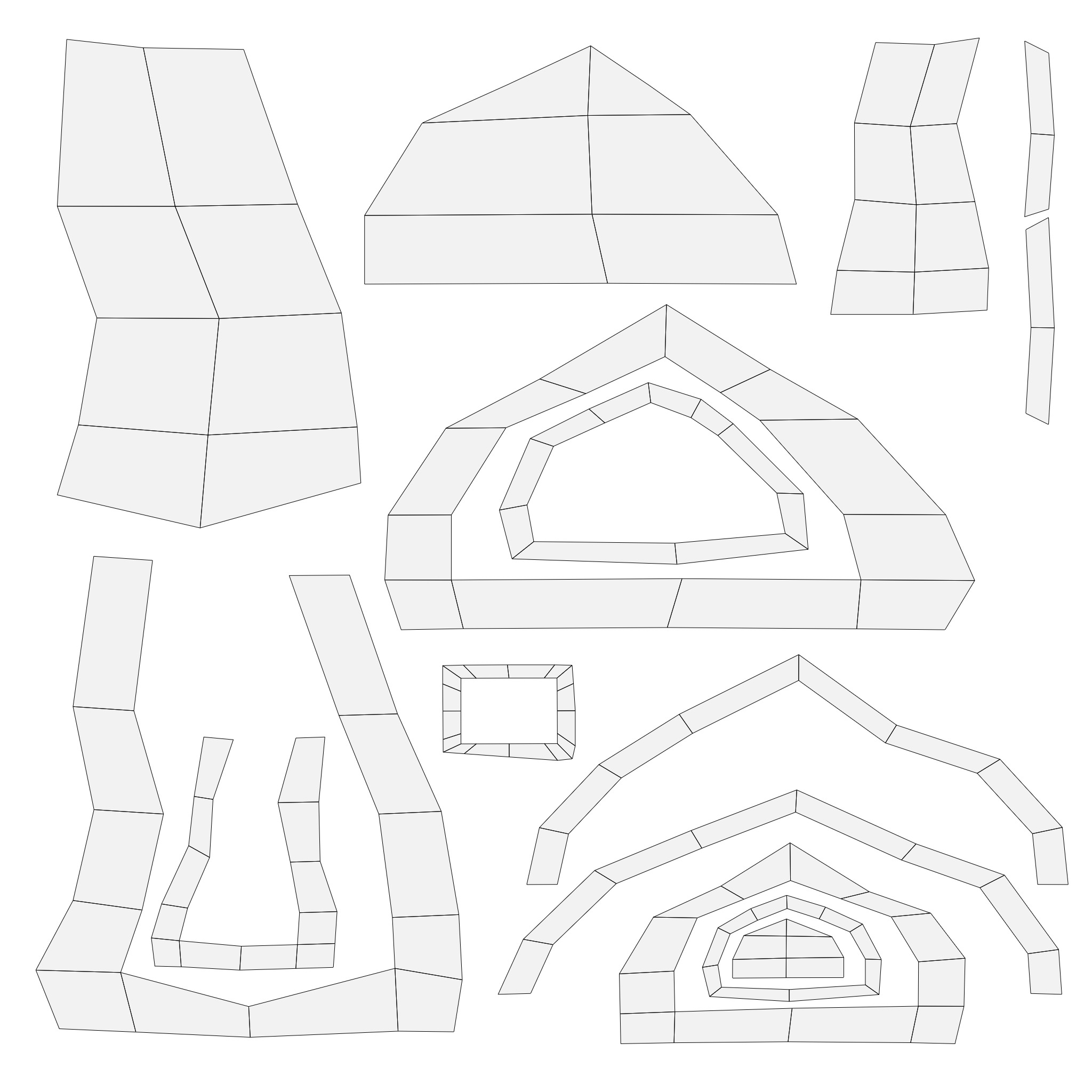 Chest Low-poly 3D model_7