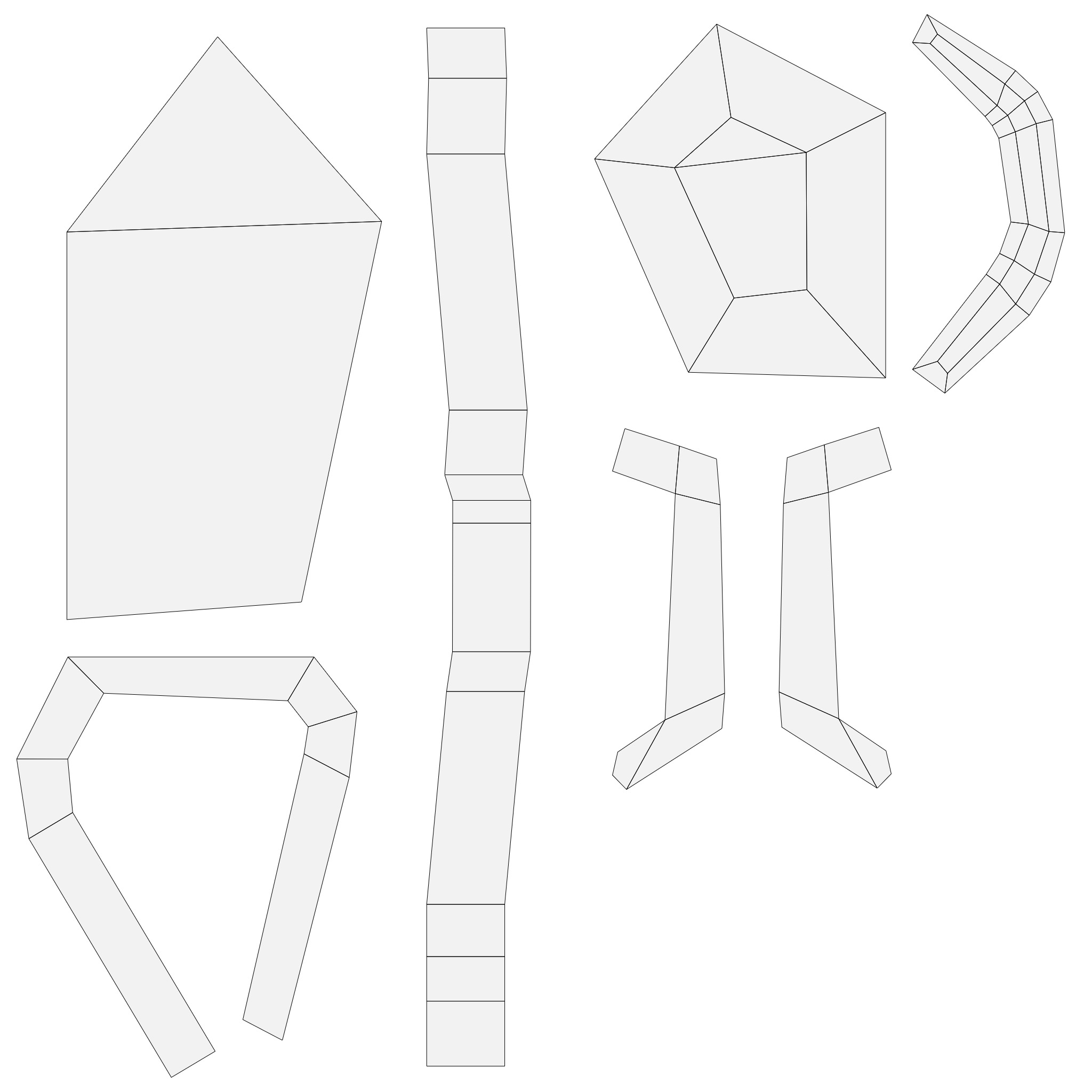 Chest Low-poly 3D model_9