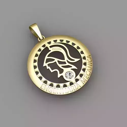 Spartan helmet pendent