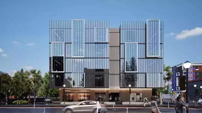 Commercial Hotel and Business Offices