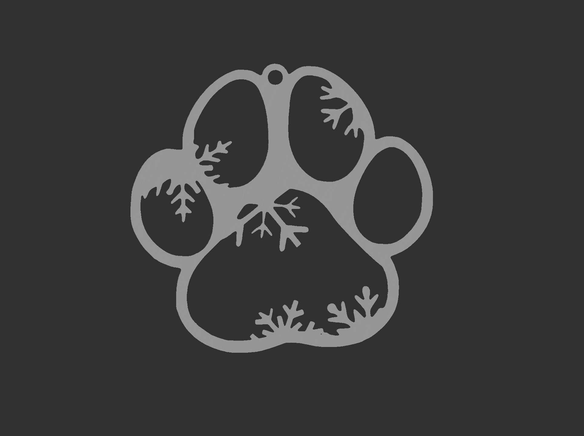 dog christmas tree decor  3D print model_4