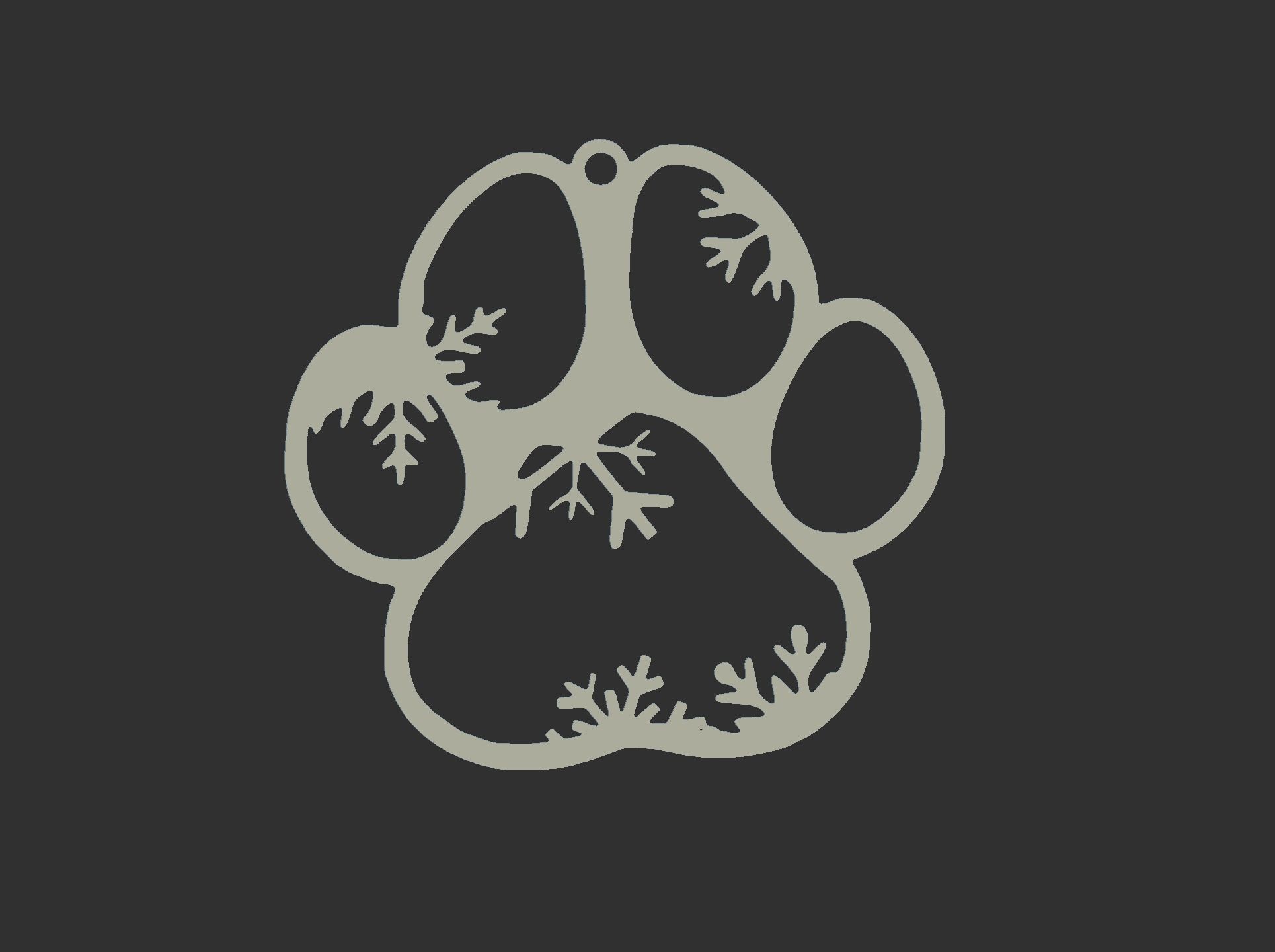 dog christmas tree decor  3D print model_3