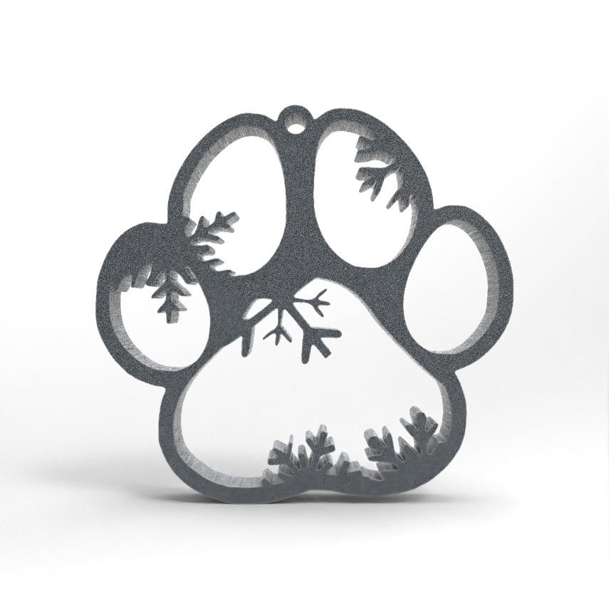 dog christmas tree decor  3D print model_1