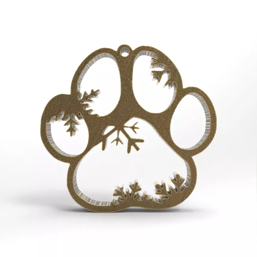 dog christmas tree decor  3D print model_0