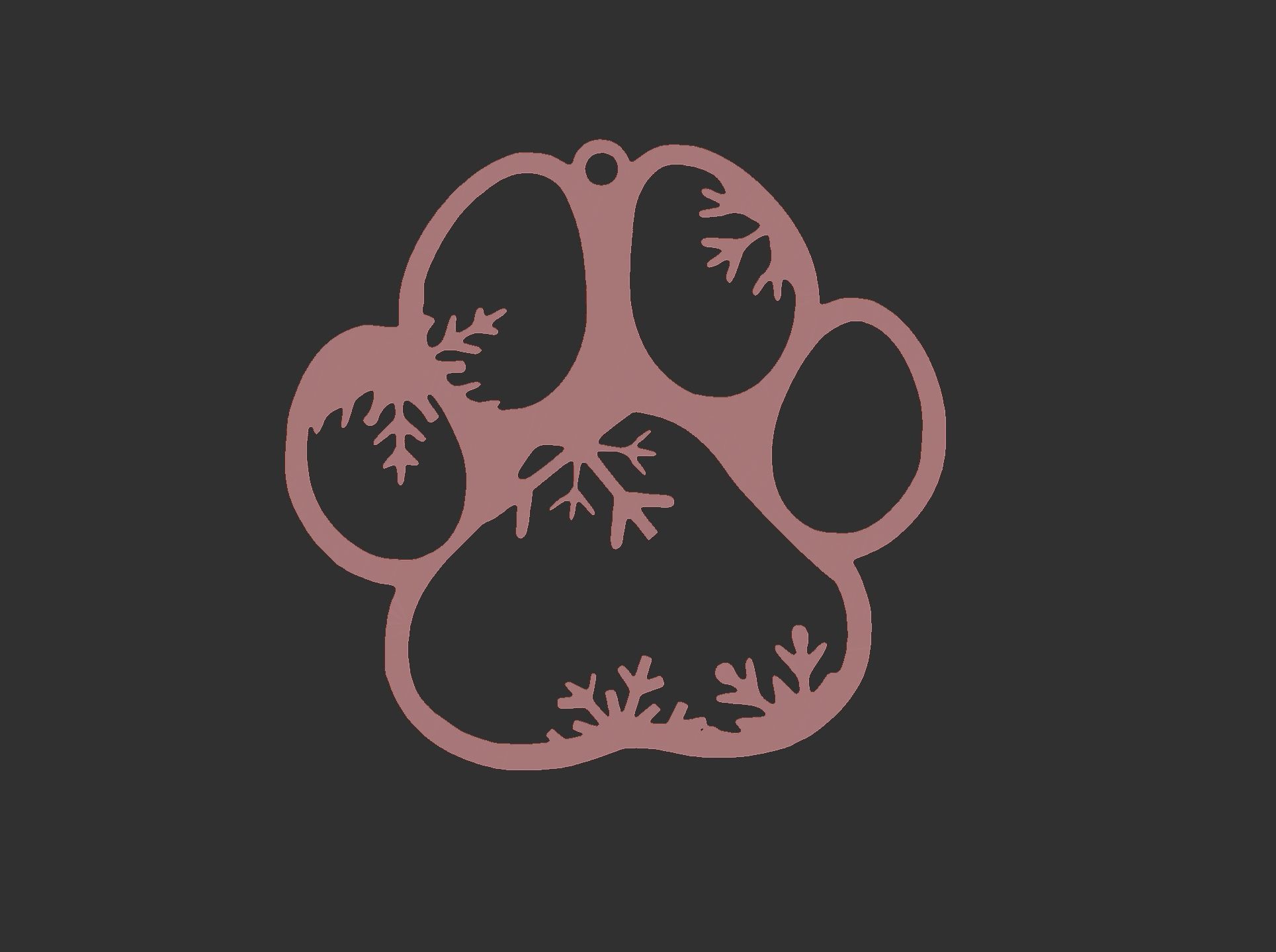 dog christmas tree decor  3D print model_5