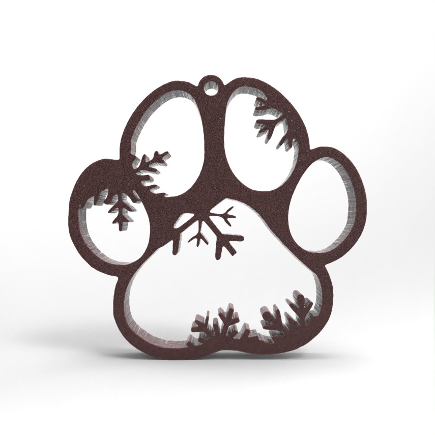 dog christmas tree decor  3D print model_2