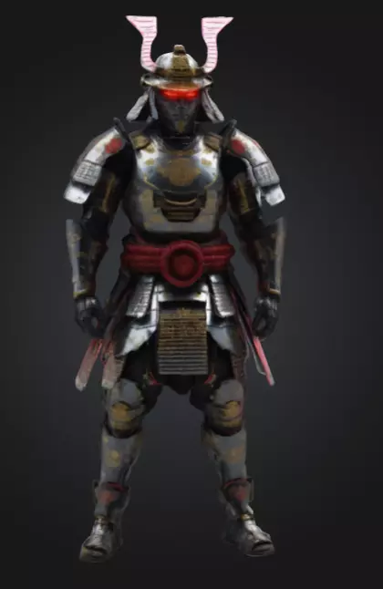 Samurai Hawk 3D print model_0