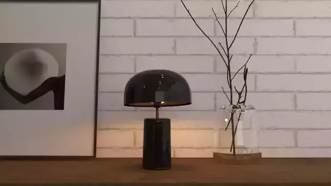 Real and 3DS file lamp