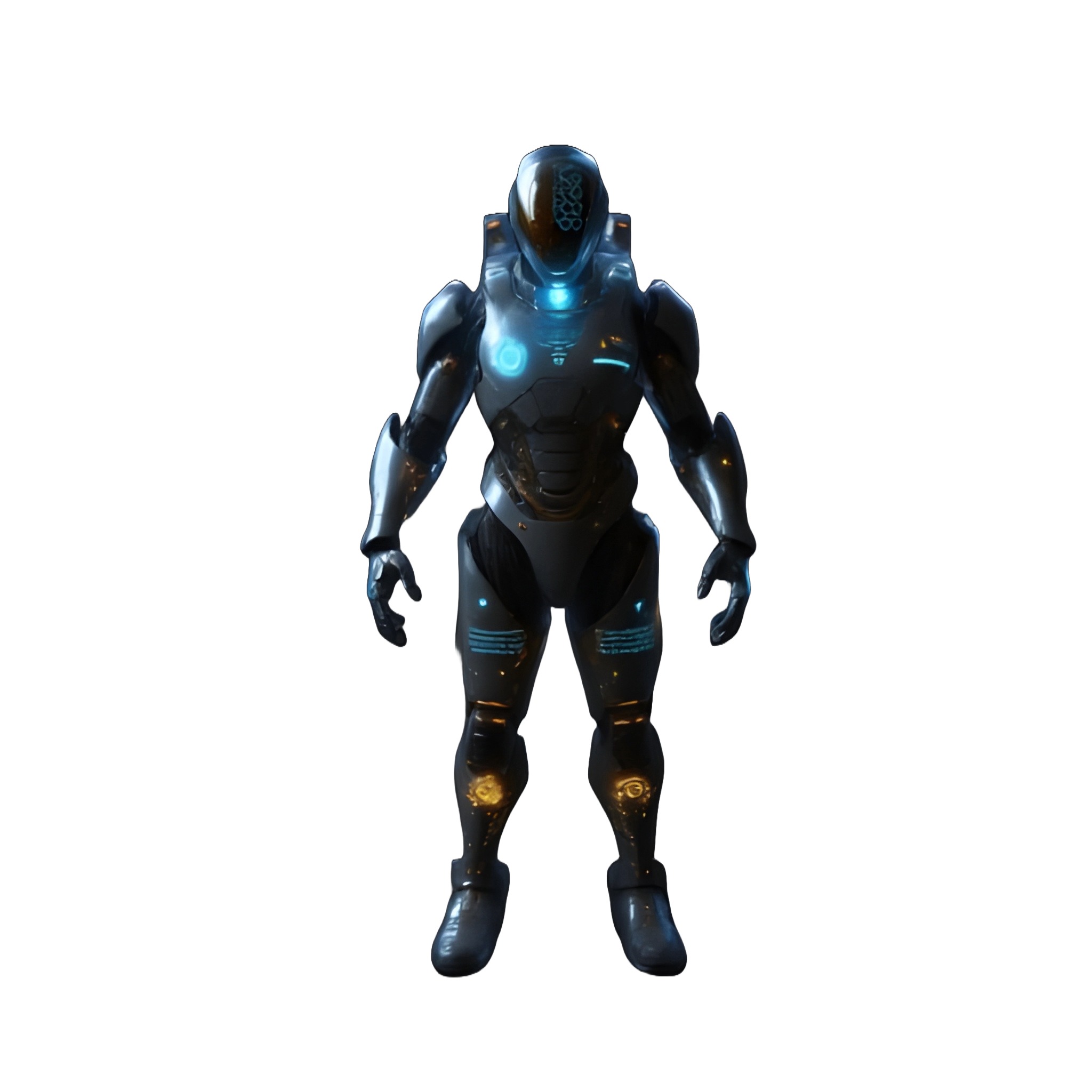 Cyber Squad Character Collection 3D print model_5