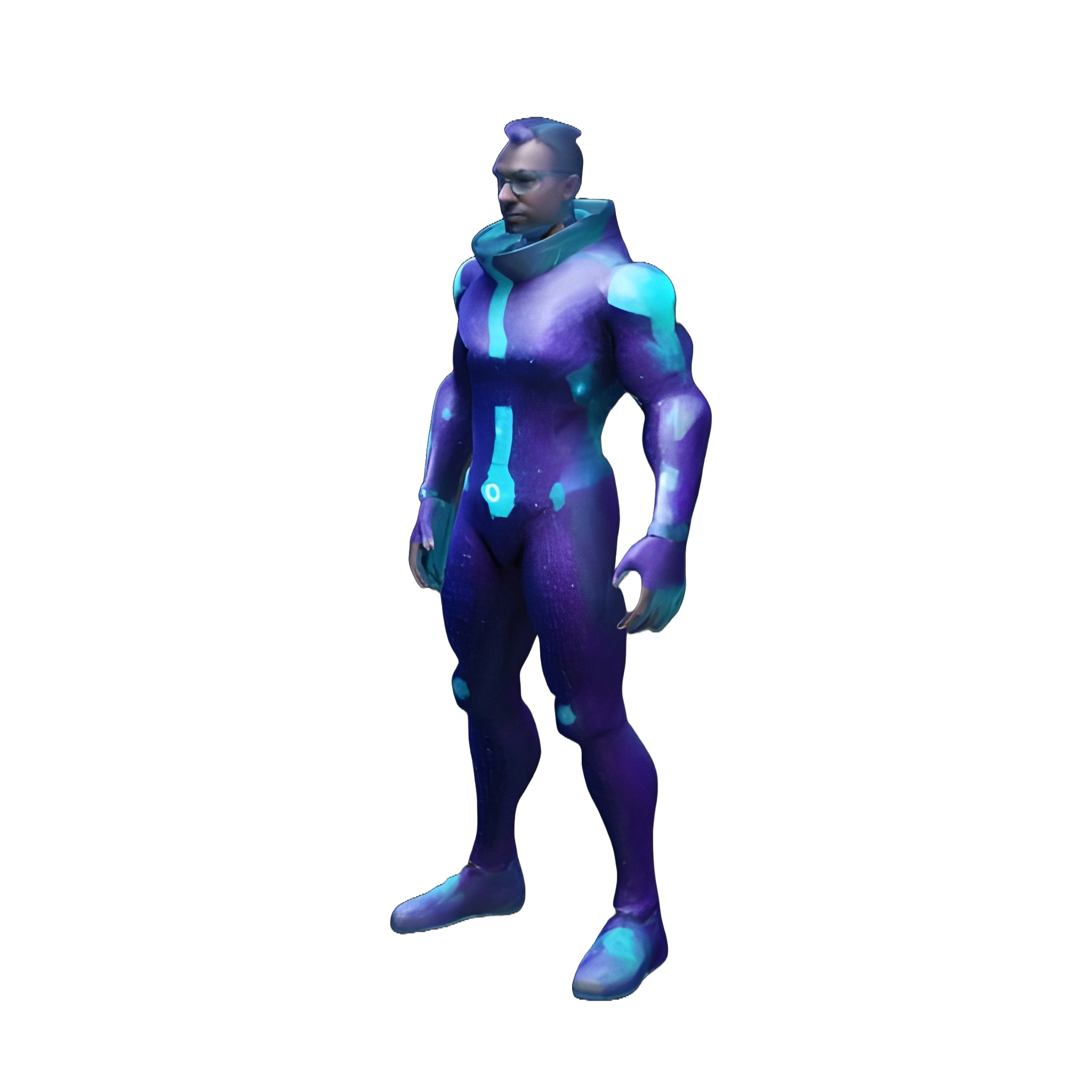 Cyber Squad Character Collection 3D print model_4