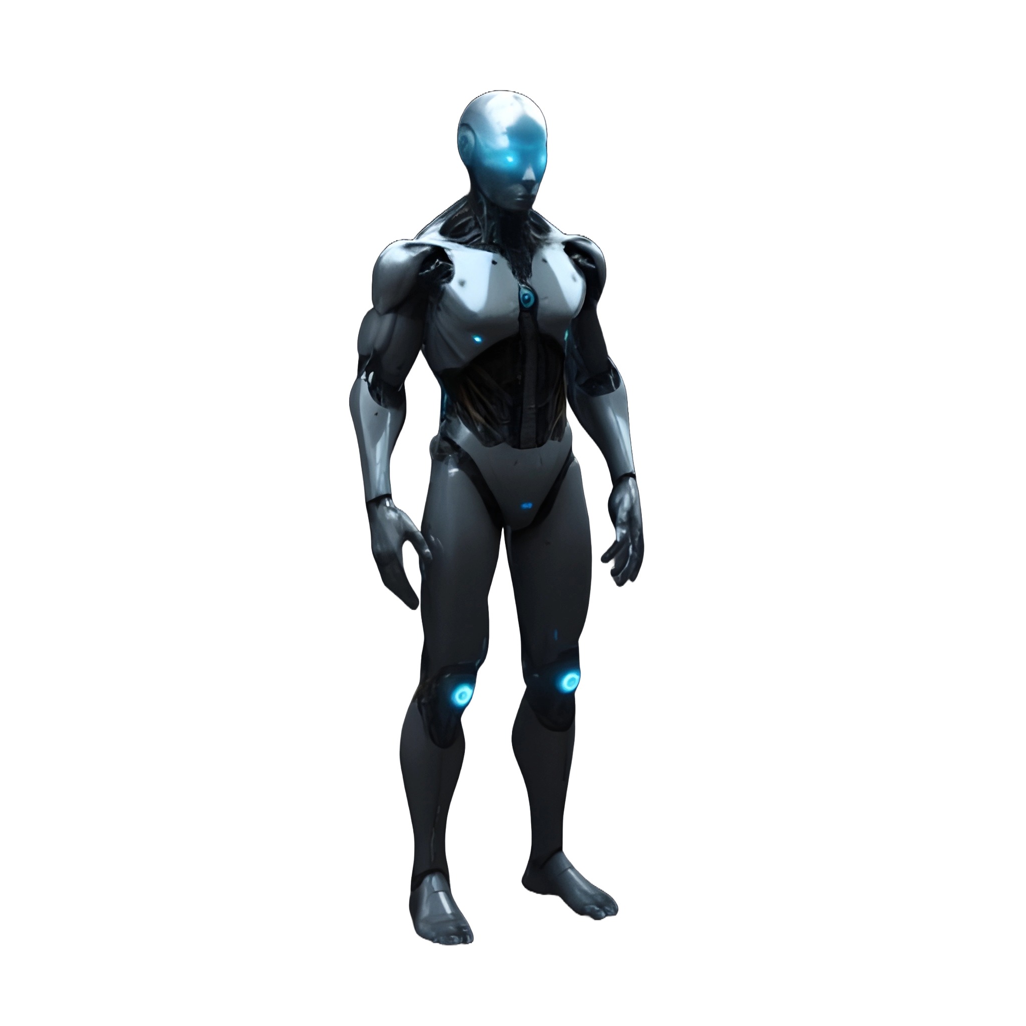 Cyber Squad Character Collection 3D print model_3