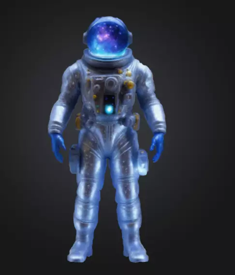 astronaut  3D print model_0