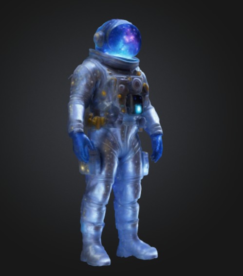 astronaut  3D print model_1