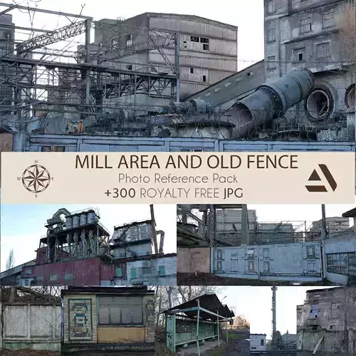 Photo Reference Mill AREA AND FENCE Chernobyl Area Texture