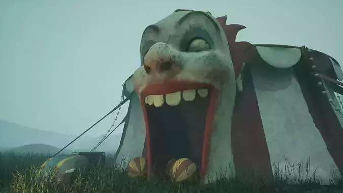 Abandoned Amusement Park Props