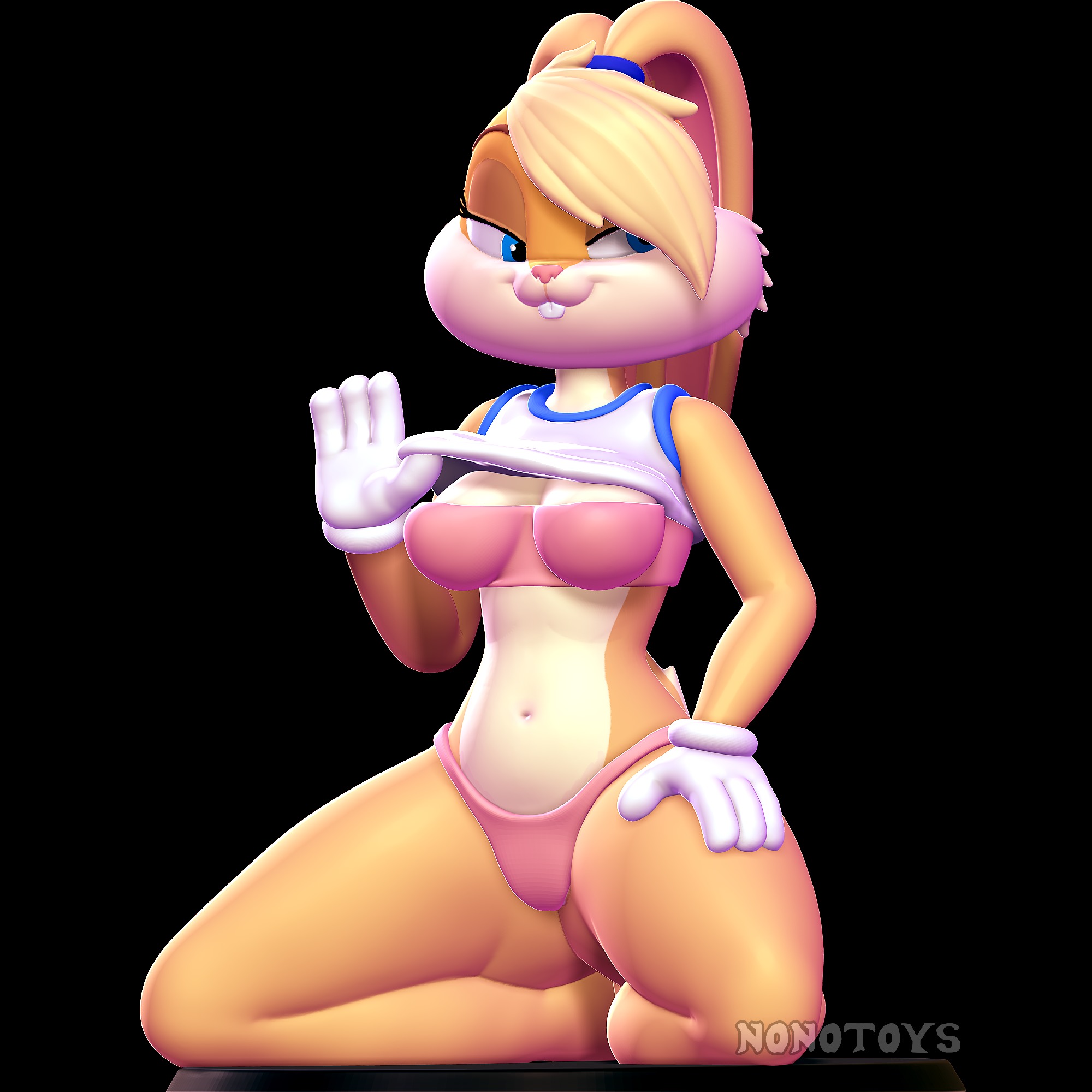 Lola Bunny NSFW and SFW 3D print model_6