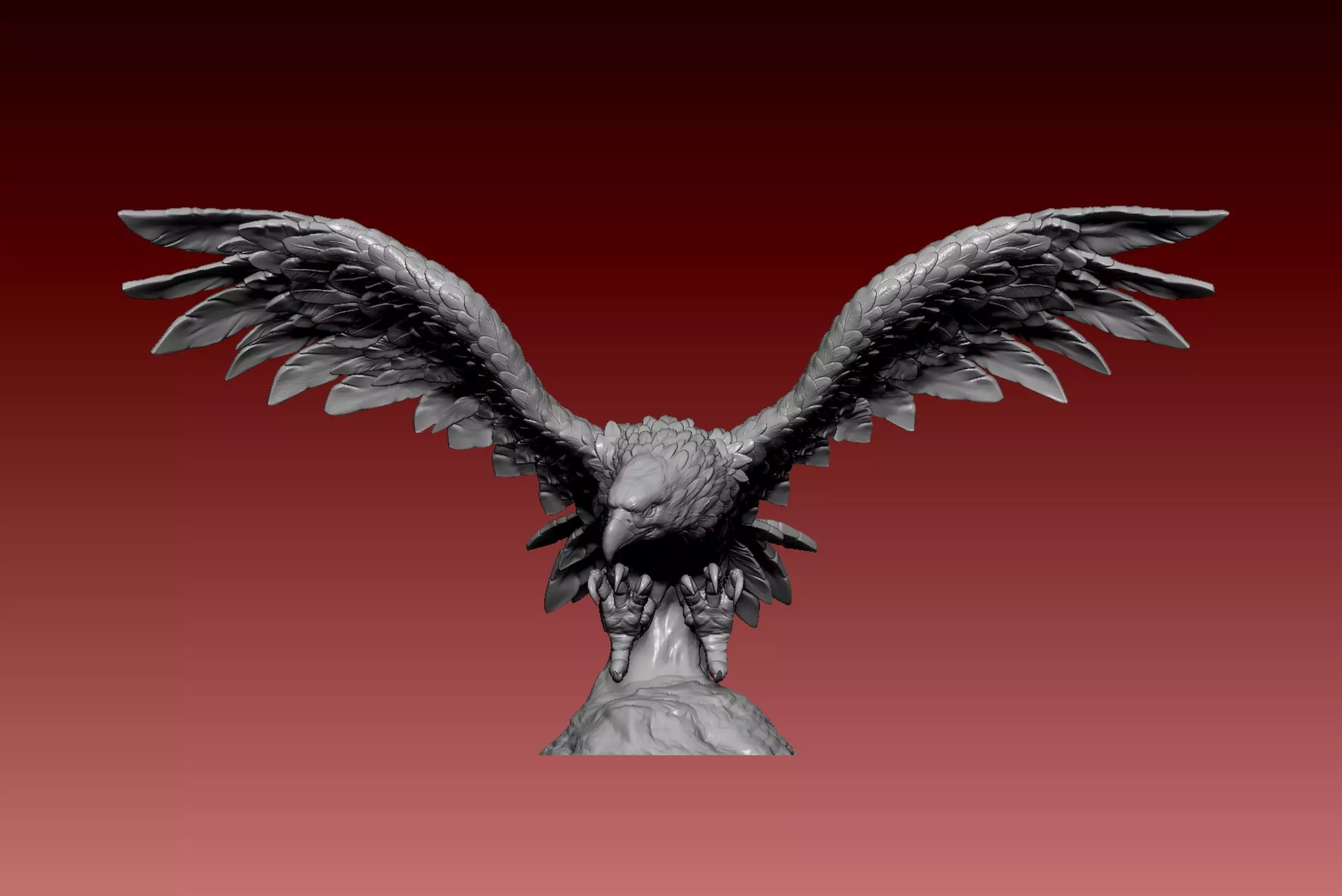 Falcon eagle 3D print model_0