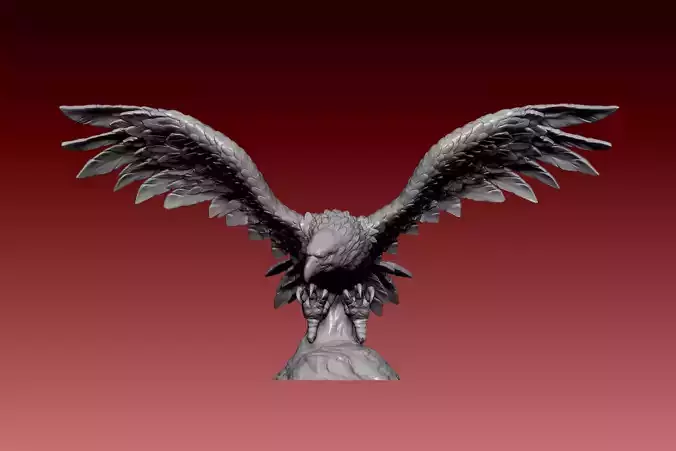 Falcon eagle 3D print model