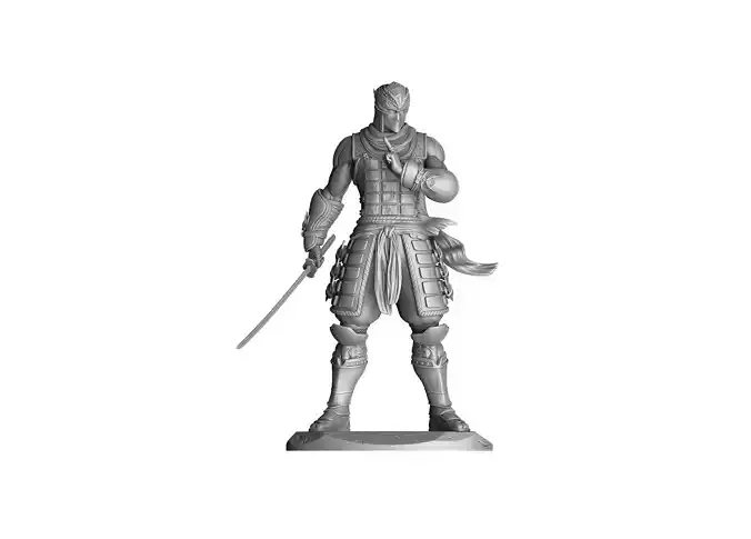 RYU HAYABUSA Ninja Gaiden with a sword 1 for 3D printing STL