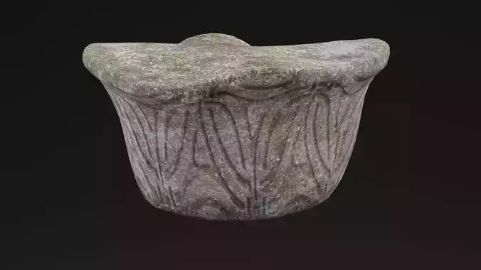 Broken Greek Column Top