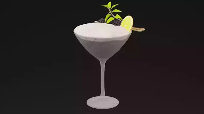 Berry Royale Juice Low-poly 3D model