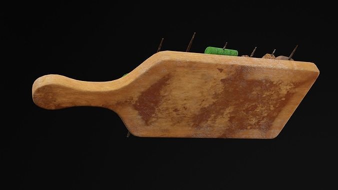 Barbecue Platter Low-poly 3D model 6