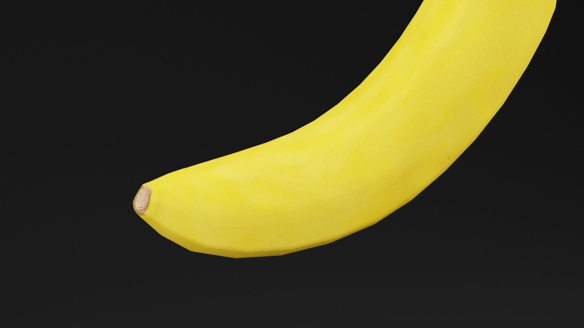 Banana Fruit Low-poly 3D model_3