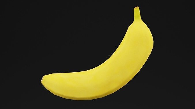 Banana Fruit Low-poly 3D model
