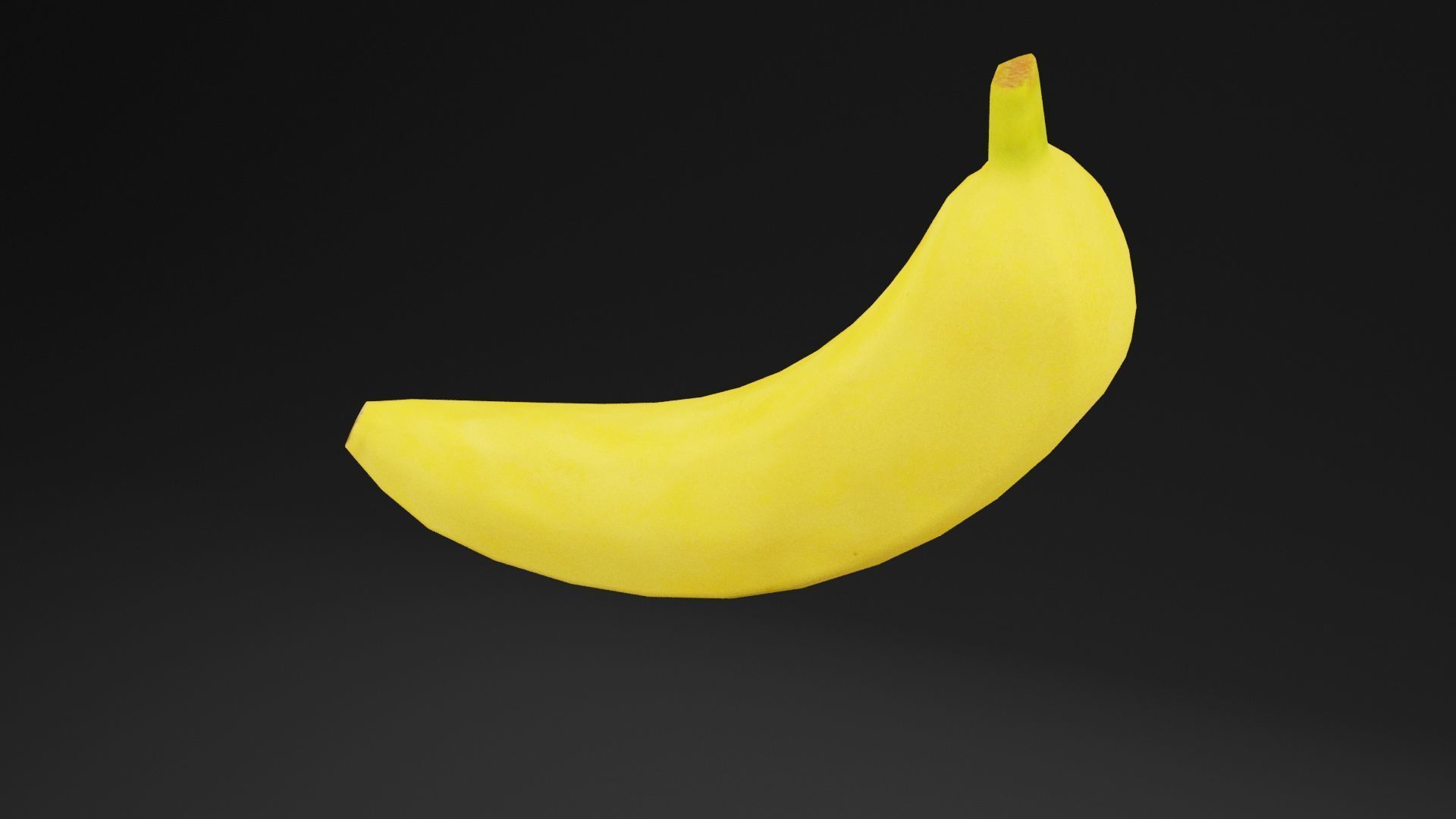 Banana Fruit Low-poly 3D model_5