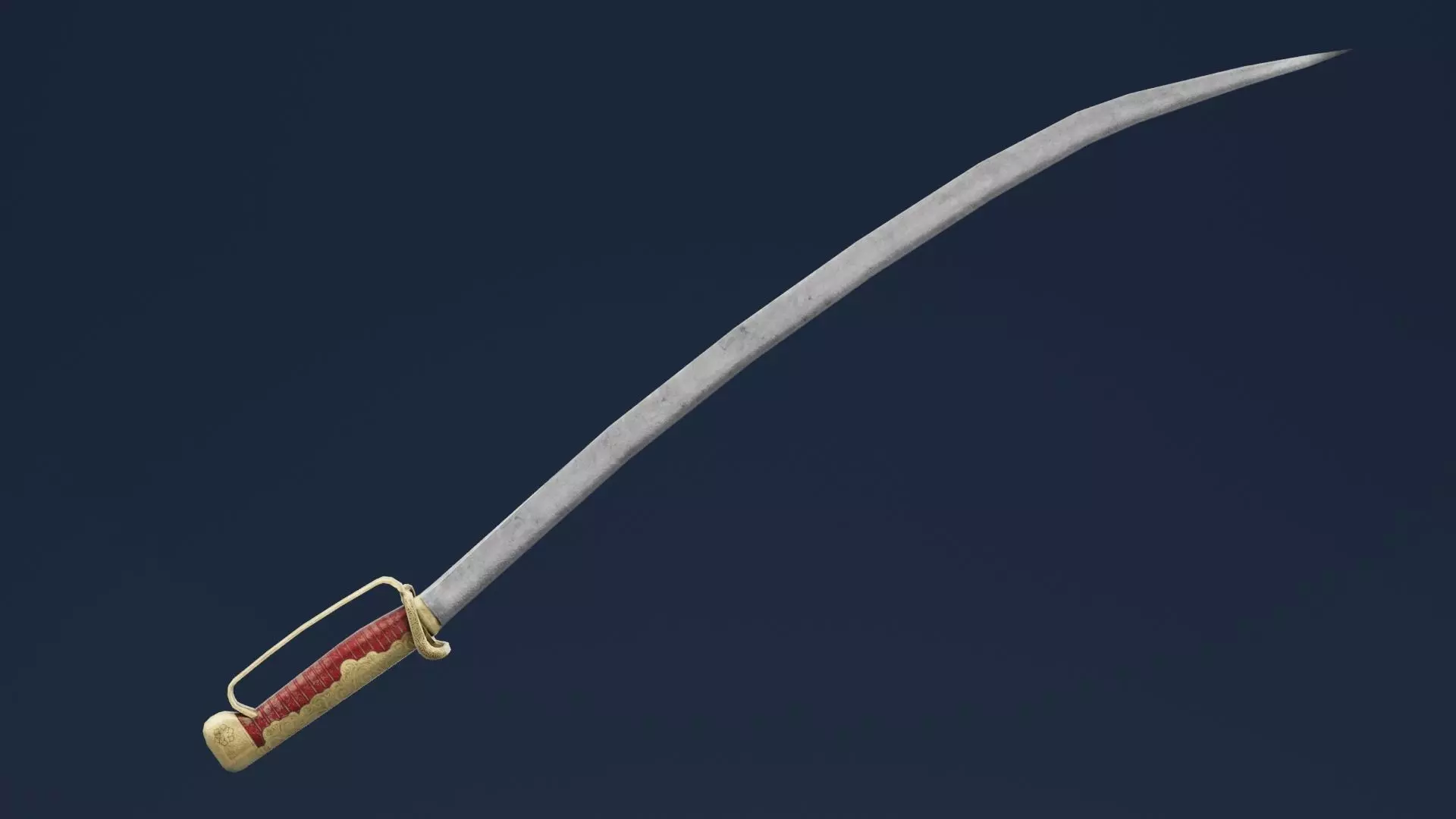 Ancient Sword Low-poly 3D model