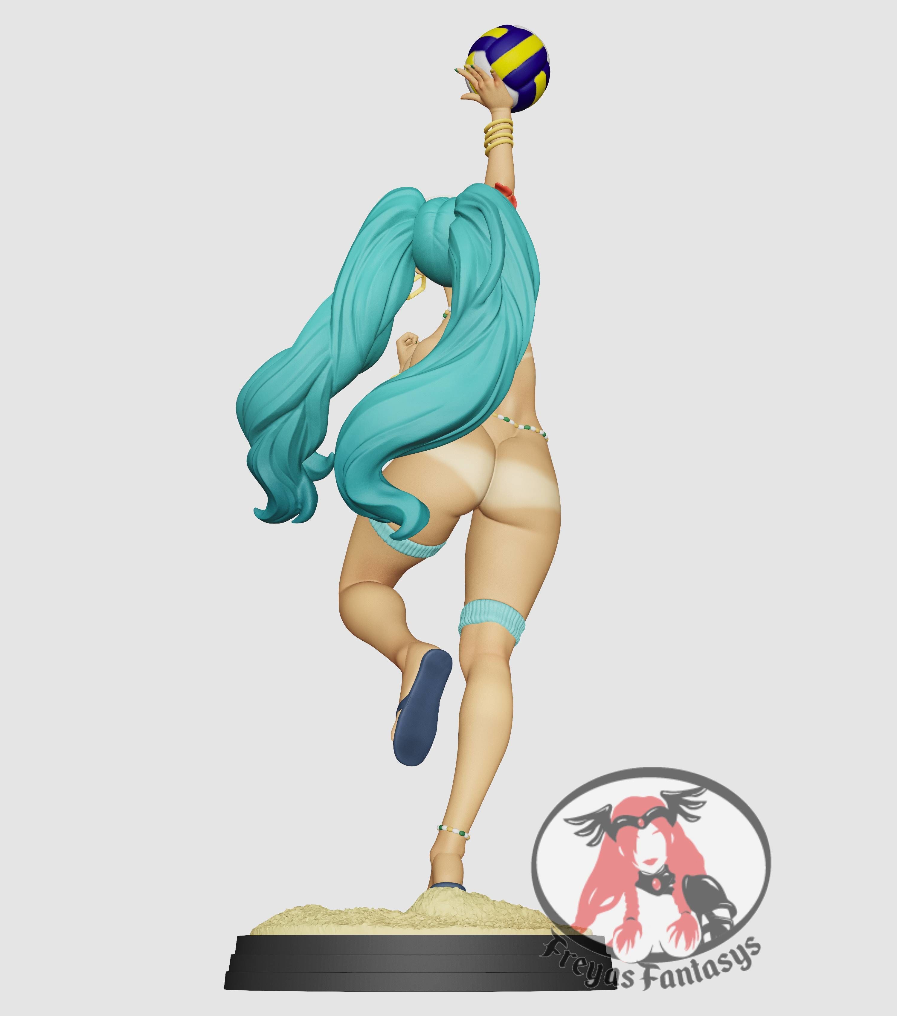 Brazilian Miku Beach Day 3D print model_9