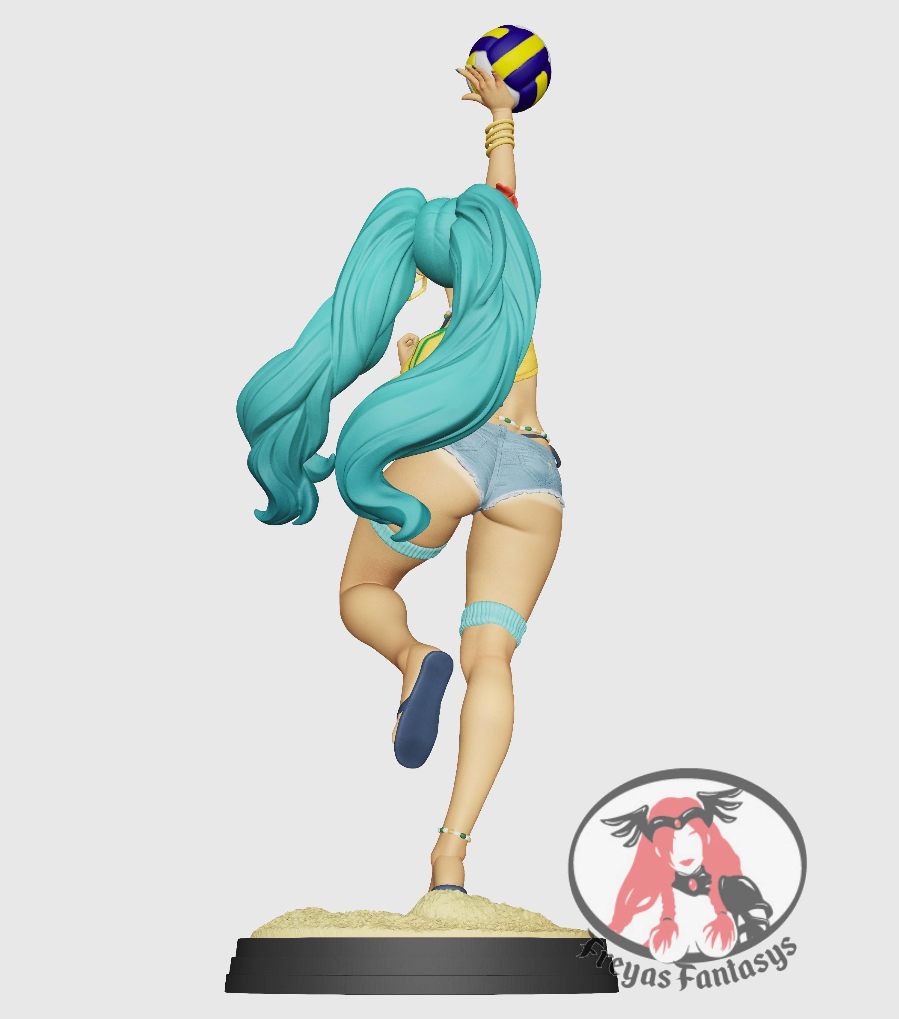 Brazilian Miku Beach Day 3D print model_11