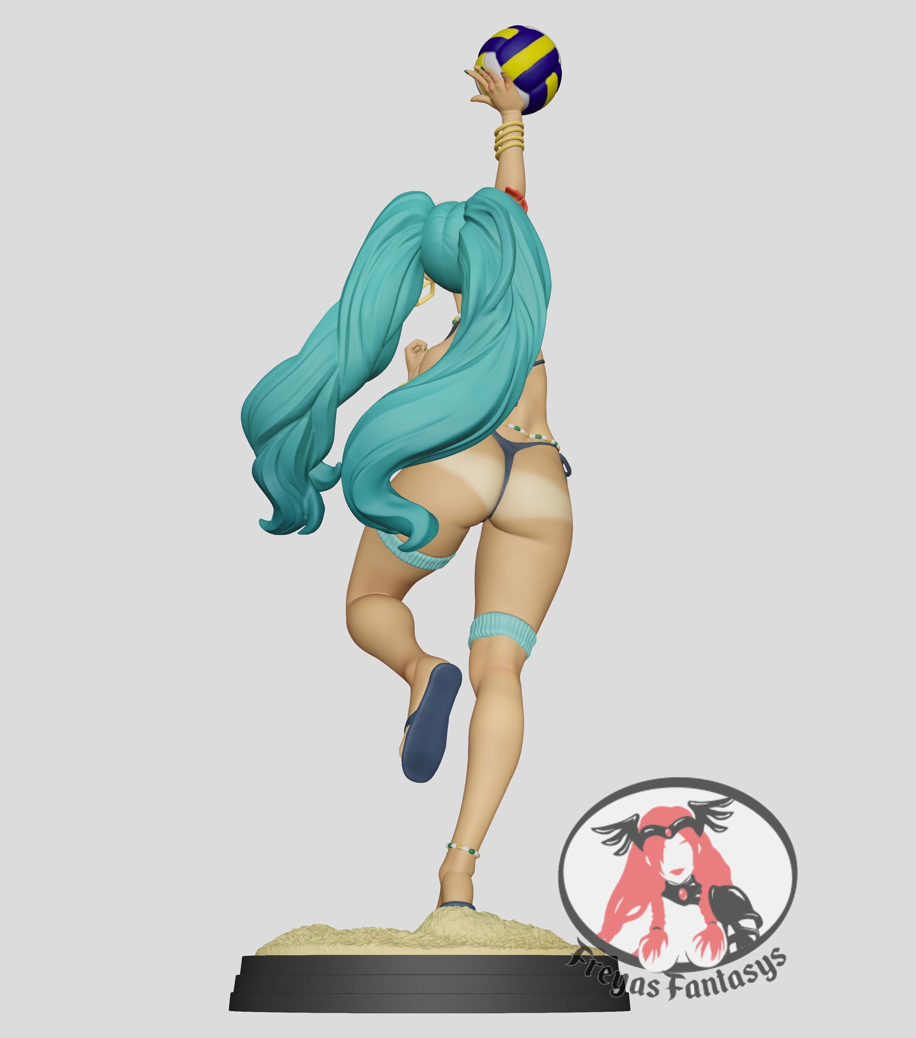 Brazilian Miku Beach Day 3D print model_8
