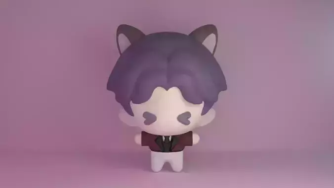 Rafayel Cat Love and Deepspace 3d print model printable 