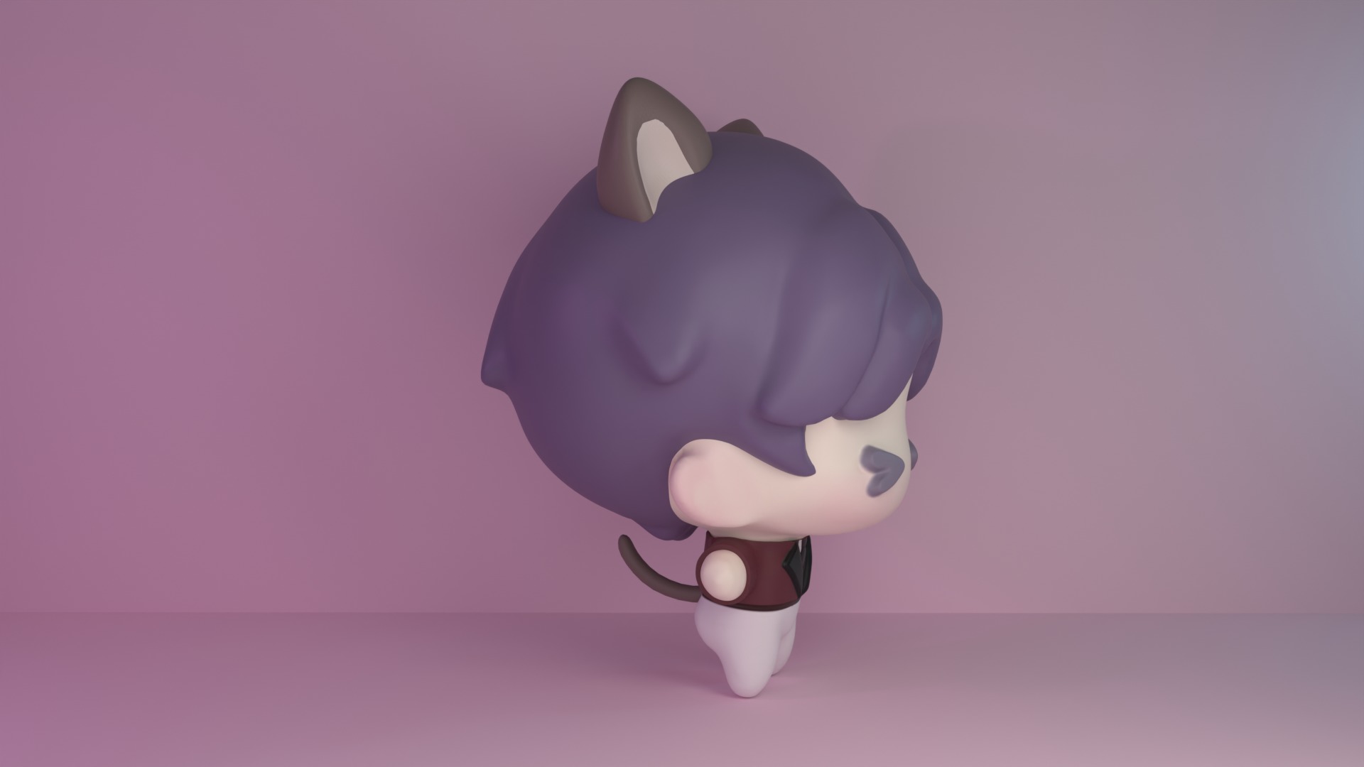 Rafayel Cat Love and Deepspace 3d print model printable 3D print model_1