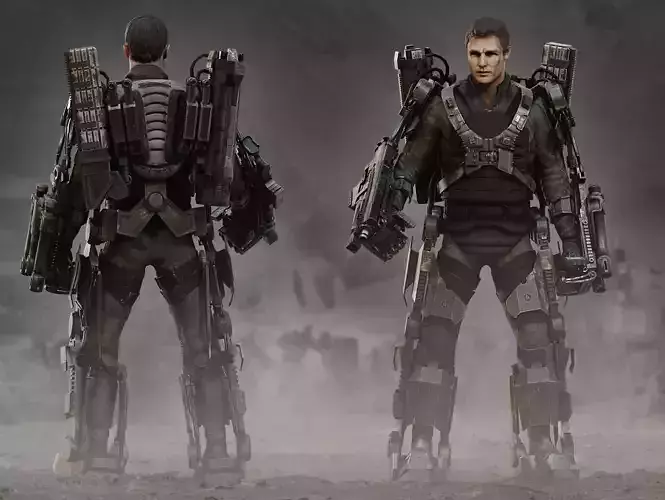 Exosuit from Edge of Tomorrow Low-poly 3D model Exosuit from Edge of Tomorrow Low-poly 3D model