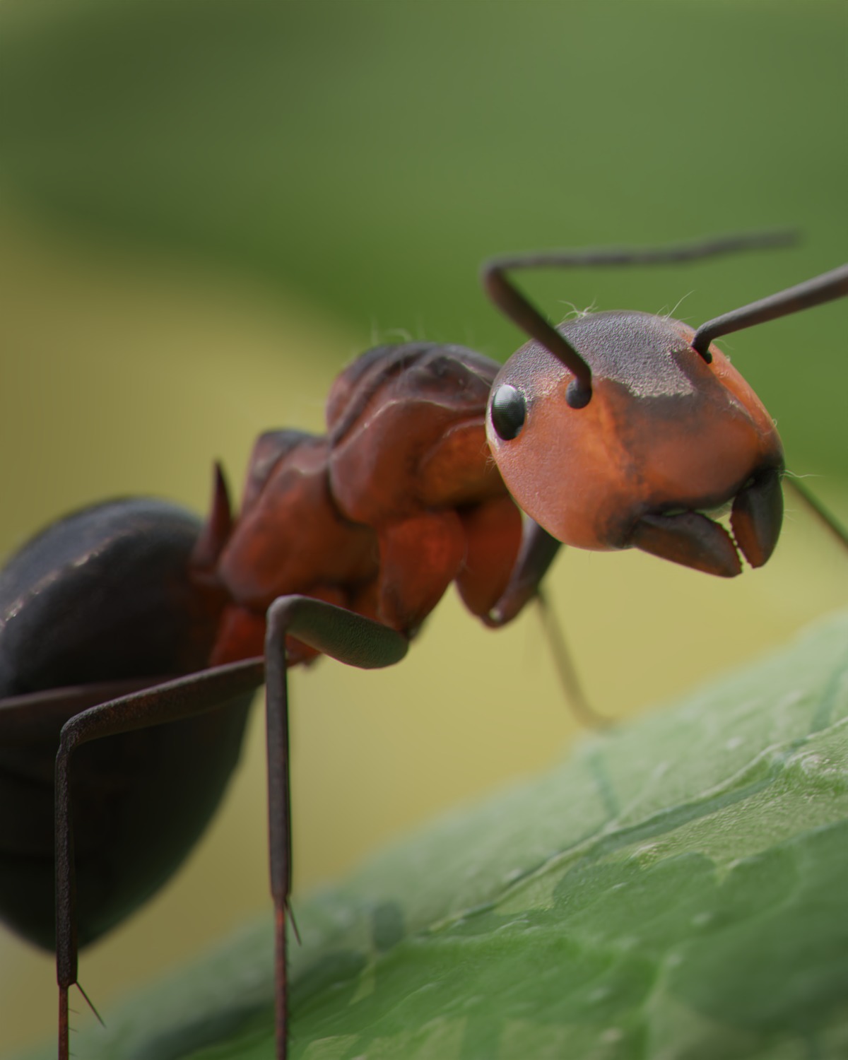 Ant 3D model Rigged 3D model_8