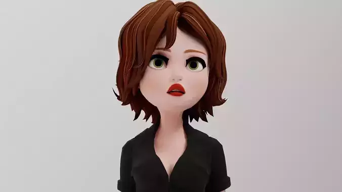 Adorable Fully Rigged 3D Cartoon Character 
