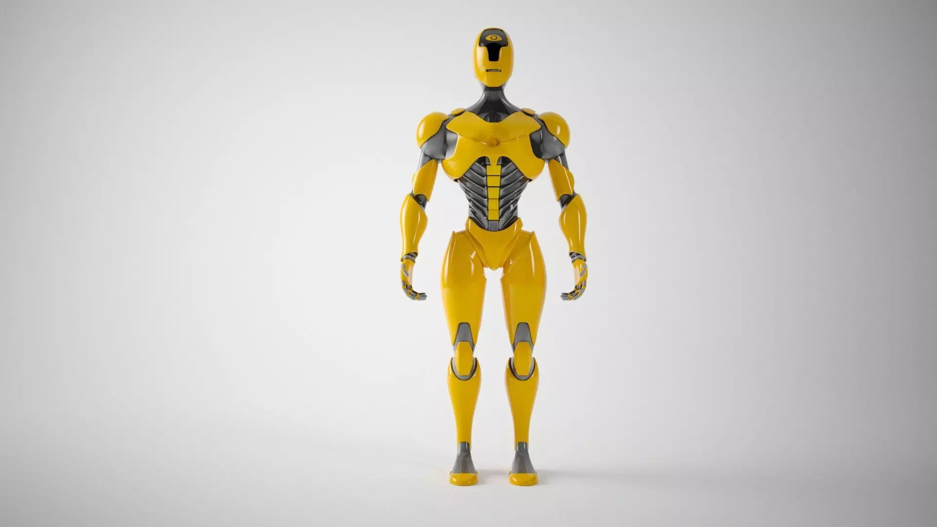 ANDROID CYBER ROBOT 3D model_0