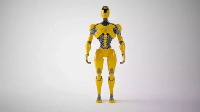 ANDROID CYBER ROBOT 3D model