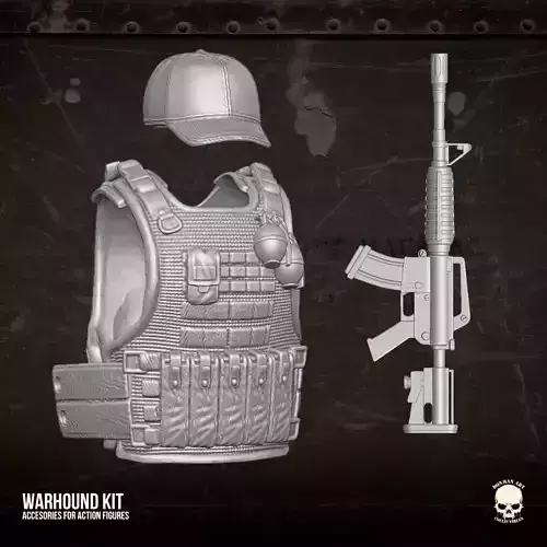 Warhound Kit  3D printable files for Action Figures