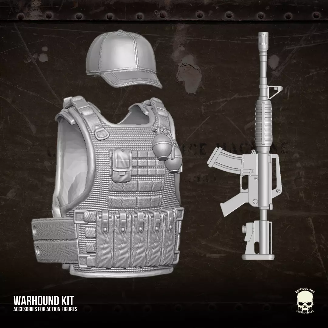Warhound Kit 3D printable files for Action Figures 3D print model