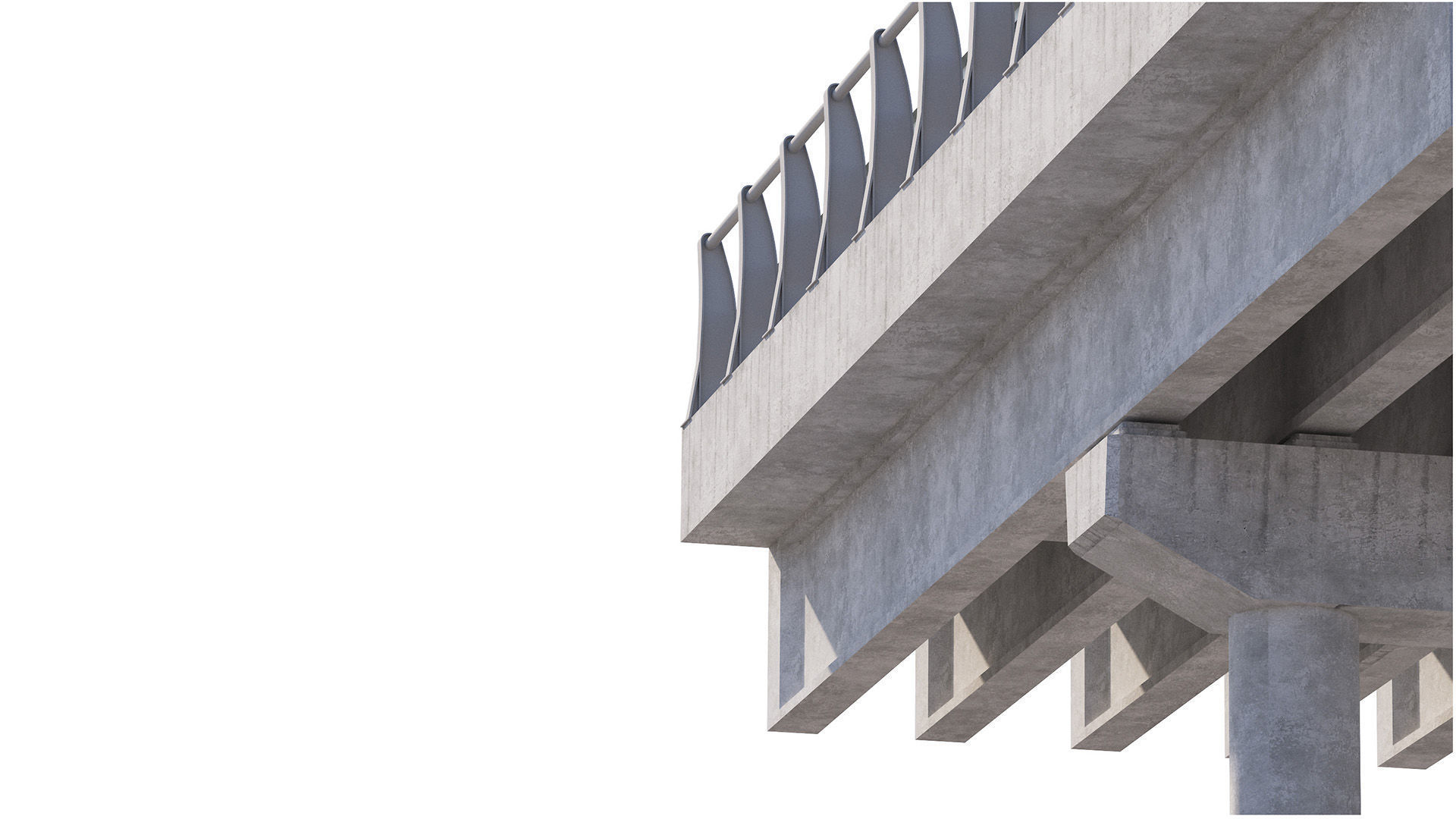 Road bridge section elements for personal configuration 3D model_2