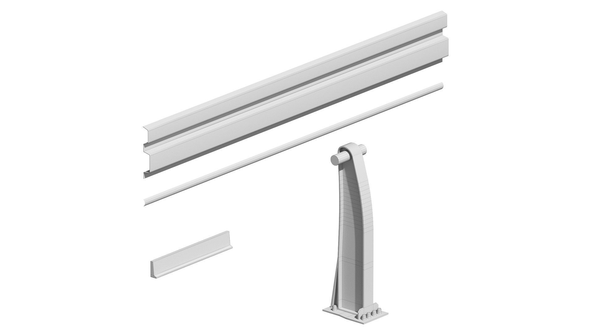 Road bridge section elements for personal configuration 3D model_10