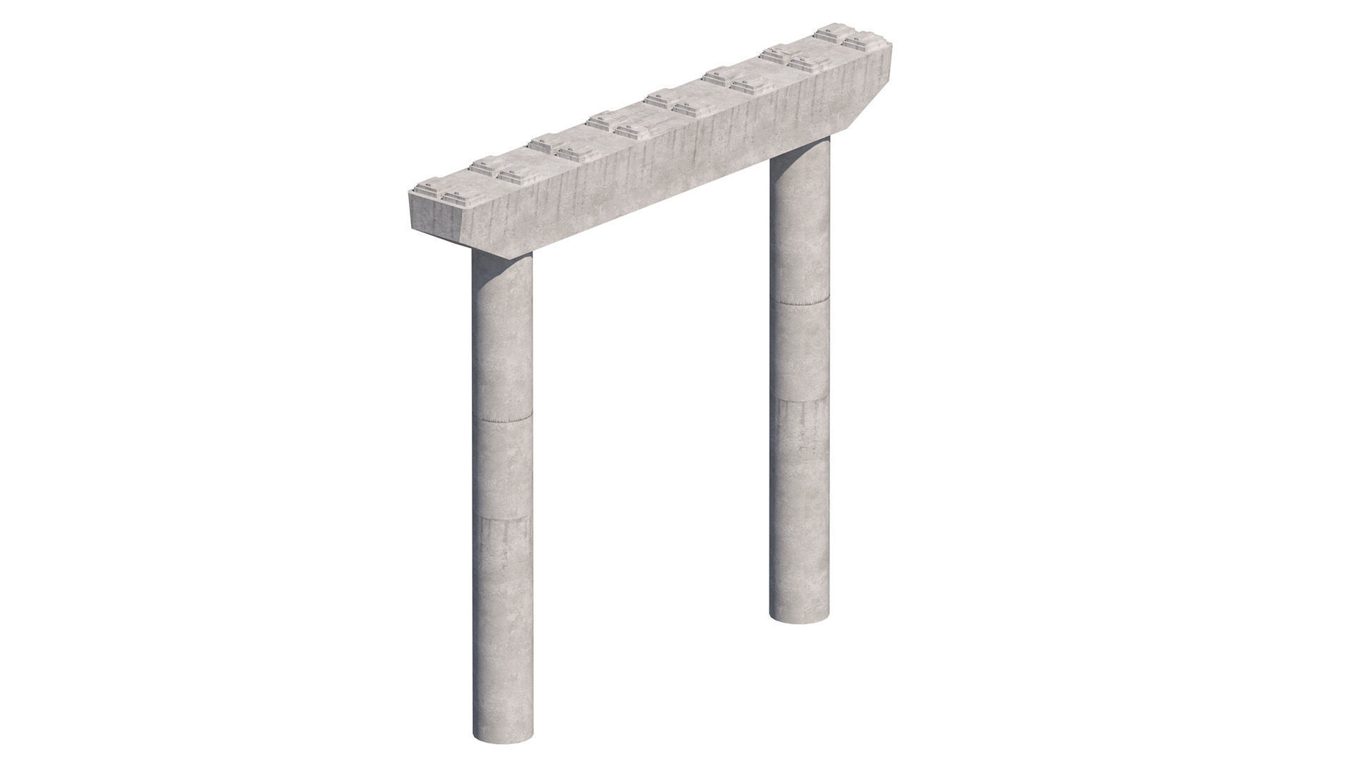 Road bridge section elements for personal configuration 3D model_7