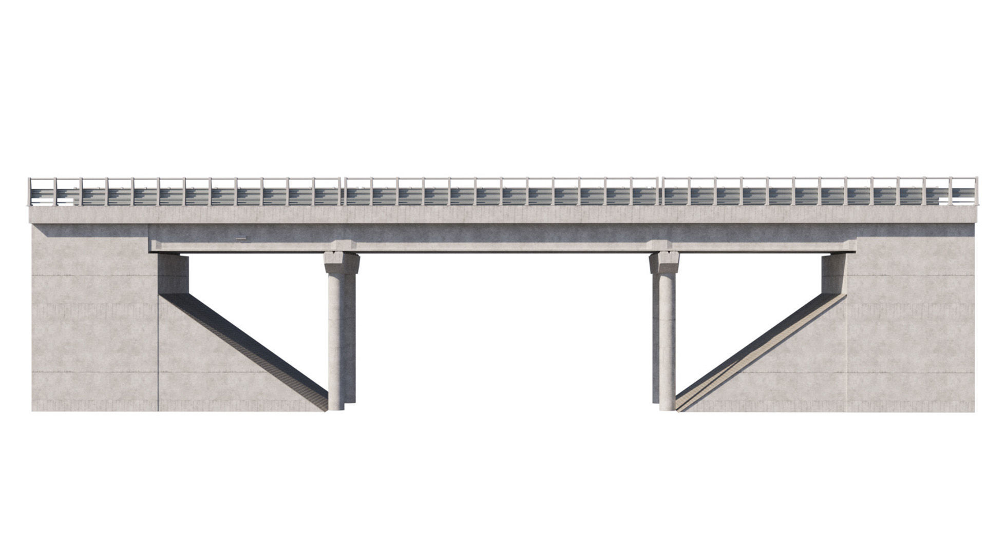 Road bridge section elements for personal configuration 3D model_5