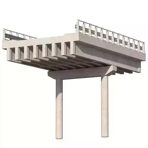 Road bridge section elements for personal configuration