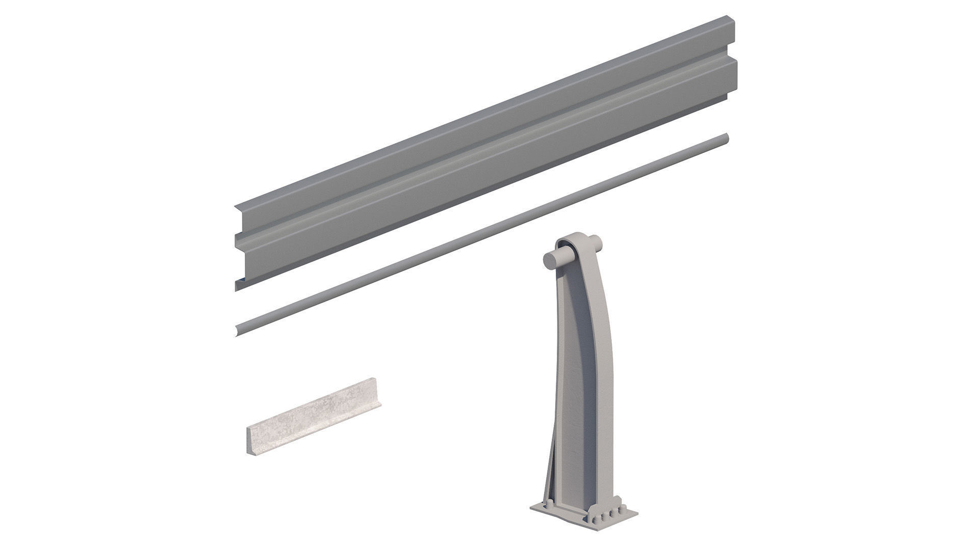 Road bridge section elements for personal configuration 3D model_6