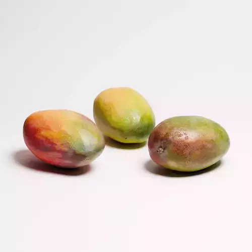 Mango Set 01 Low-poly 3D model