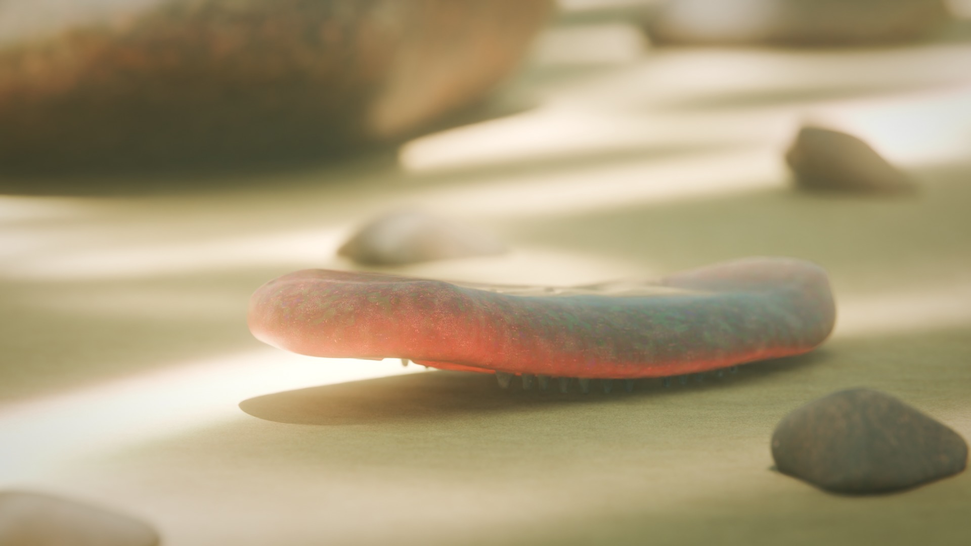  Odontogriphus Low-poly 3D model_1